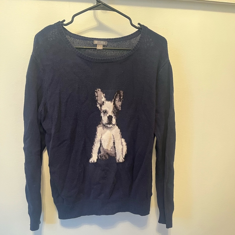 Falls Creek Navy Knit Sweater